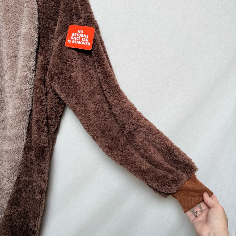 🐻 Funzie! Bear Plush Hooded One-Piece Pajama / Costume – XL - Picture 4 of 12